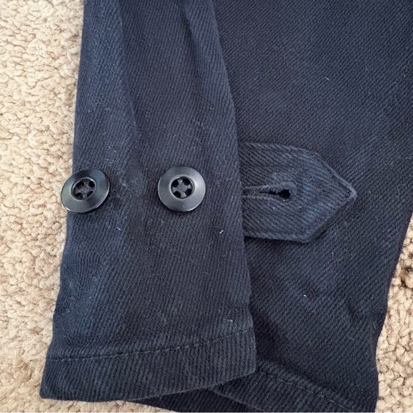 Wilfred Free Gorpcore Aritzia Utility Pants Size 4 Women’s Navy Blue Button Fly - Picture 5 of 15